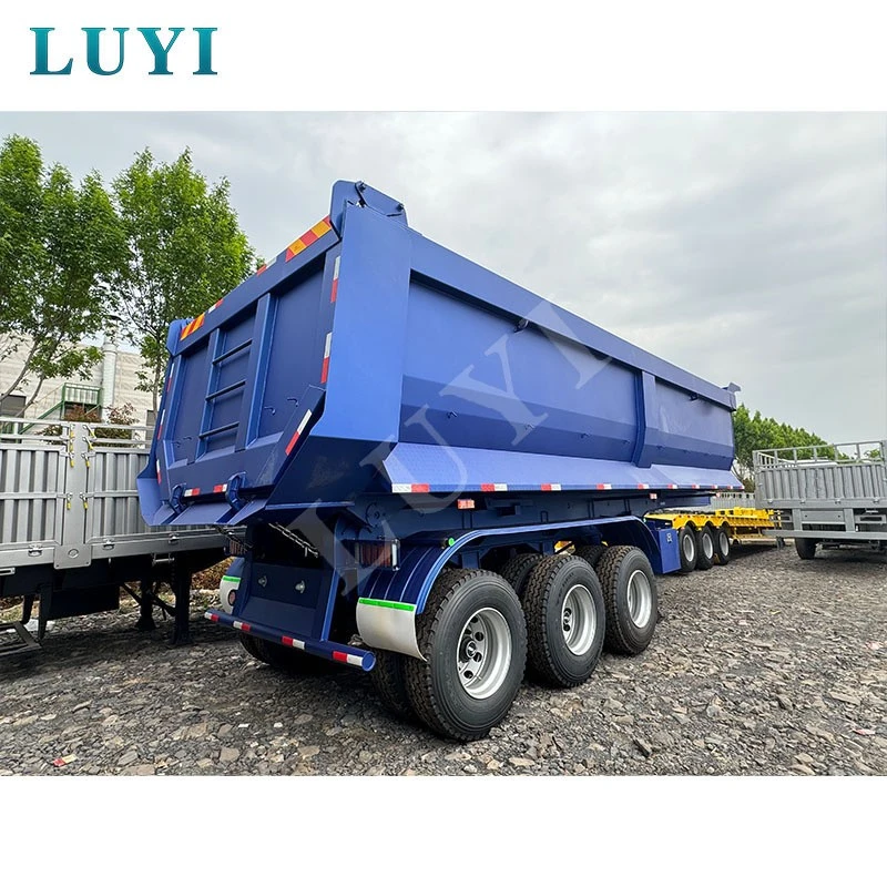 3-axle U-shaped Tipping Semi-trailer