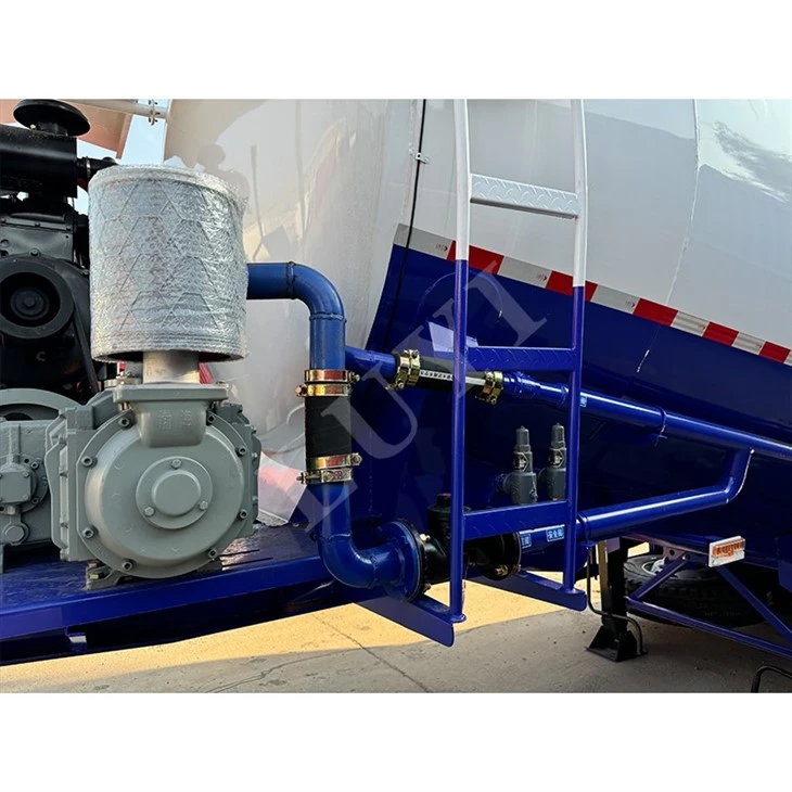 3-axis 40 Cubic Meter Cement Tank Semi-trailer factory